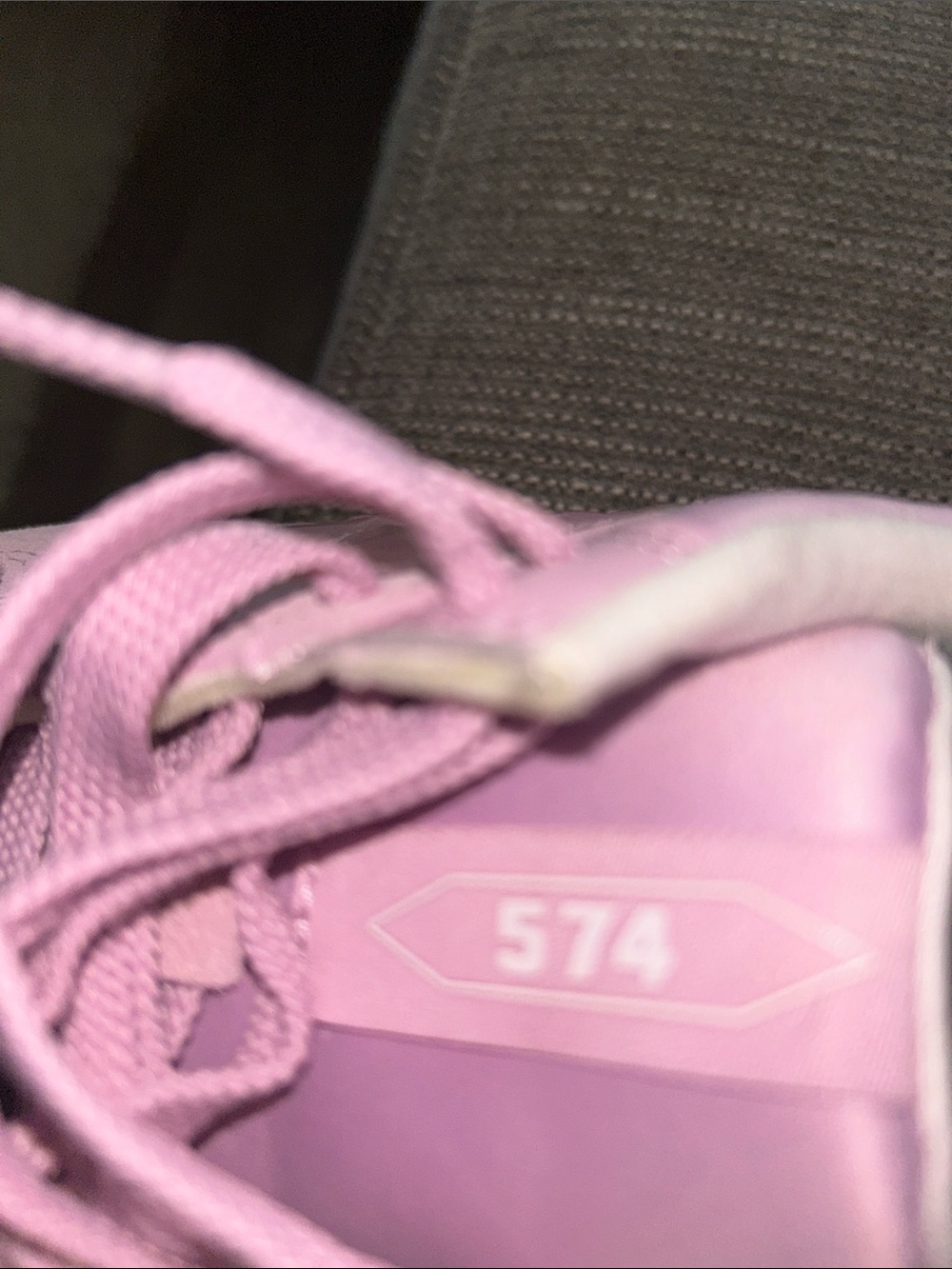 New Balance Pastel Pink Retro Running Sneakers - Picture 5 of 7